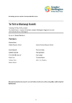 Te Tiriti o Waitangi Komiti 20 May 2025 Order Paper preview