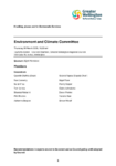 Environment and Climate Committee 26 March 2026 Order Paper preview