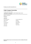 Public Transport Committee 30 April 2026 Order Paper preview