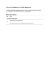 Council Workshop Public Agenda Tuesday 5 May preview