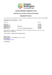 Preliminary Result - Greater Wellington Regional Council Wairarapa By-election August 2026 preview