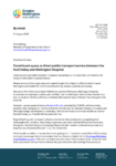 Letter to Minister Bishop Minister of Transport - direct bus service between Hutt Valley and Wellington Hospital preview