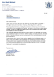 Letter from Minister Mitchell, Minister of Police re Police Wellington Maritime Capability preview