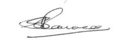 Signature of Clint Ramoo