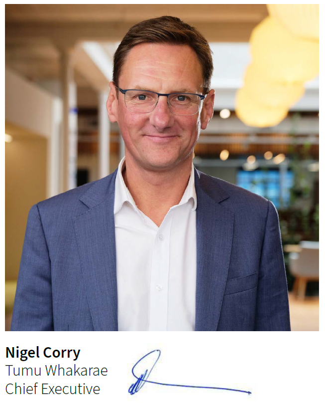 Nigel Corry, Tumu Whakarae / Chief Executive